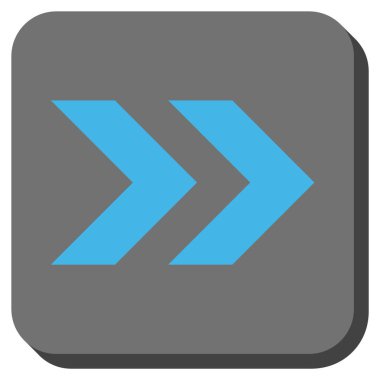 Şu yuvarlak üst karakter kare vektör simgesi