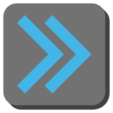 Şu yuvarlak üst karakter kare vektör simgesi