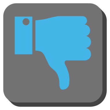 Yuvarlatılmış Kare vektör simgesi parmak