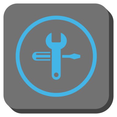 Yuvarlatılmış Kare vektör simge ayarlama