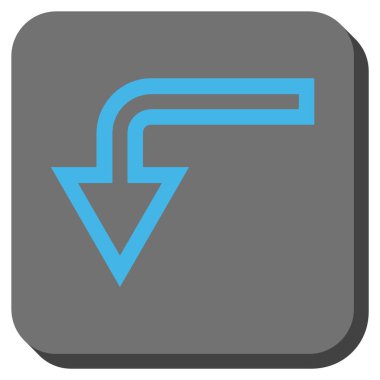 Yuvarlatılmış Kare vektör simge açmak