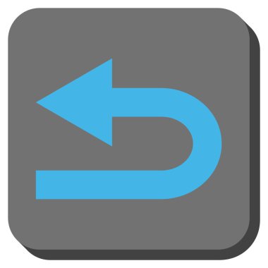 Sol yuvarlak kare vektör simge açmak