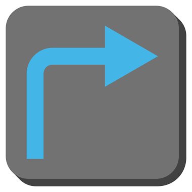 Doğru yuvarlatılmış kare vektör simge açmak