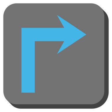 Doğru yuvarlatılmış kare vektör simge açmak