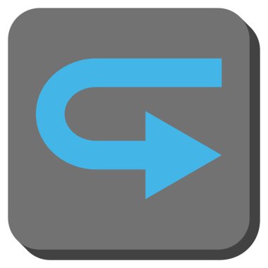 Doğru yuvarlatılmış kare vektör simge açmak