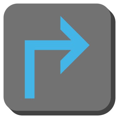 Doğru yuvarlatılmış kare vektör simge açmak