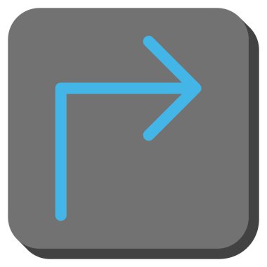 Doğru yuvarlatılmış kare vektör simge açmak