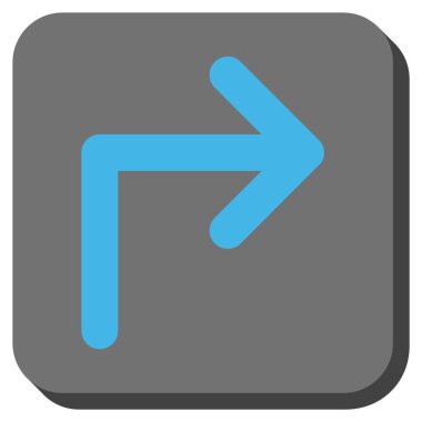 Doğru yuvarlatılmış kare vektör simge açmak