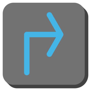 Doğru yuvarlatılmış kare vektör simge açmak