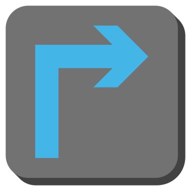 Doğru yuvarlatılmış kare vektör simge açmak