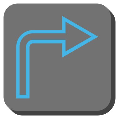 Doğru yuvarlatılmış kare vektör simge açmak