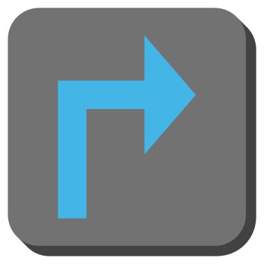 Doğru yuvarlatılmış kare vektör simge açmak