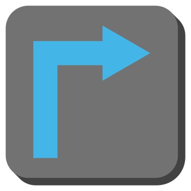 Doğru yuvarlatılmış kare vektör simge açmak