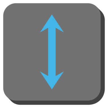 Dikey Çevir yuvarlatılmış kare vektör simgesi