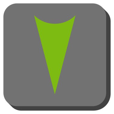 Yuvarlatılmış Kare vektör simgesi aşağı ok ucu