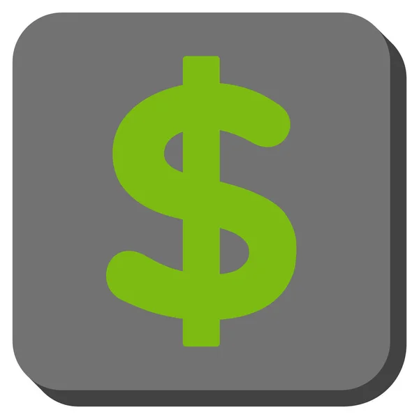 Dollar Rounded Square Vector Icon — Stock Vector