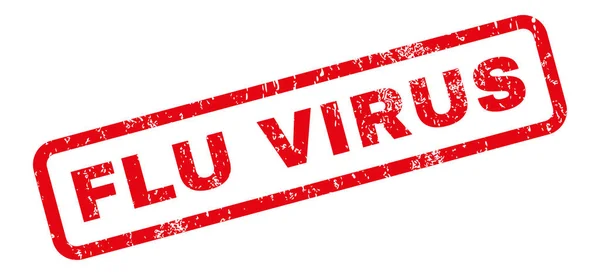 Chřipka Virus razítko — Stockový vektor