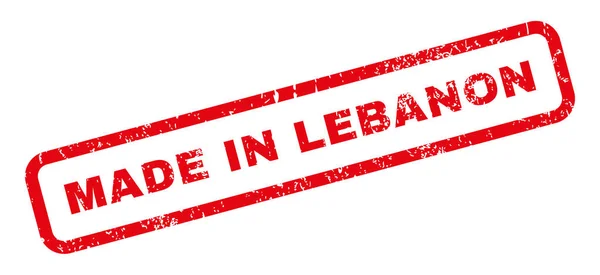 Lübnan lastik damgalamak içinde yapılan — Stok Vektör