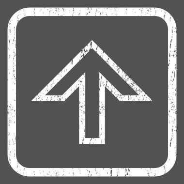 Simge lastik damgası yukarı ok