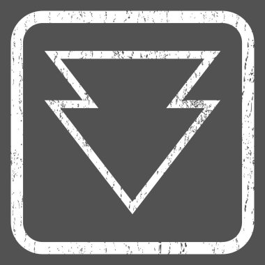 Simge lastik damgası aşağı yön