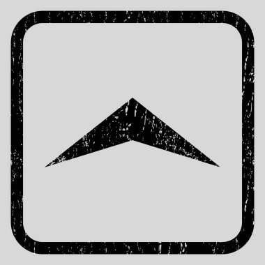 Simge lastik damgası yukarı ok ucu