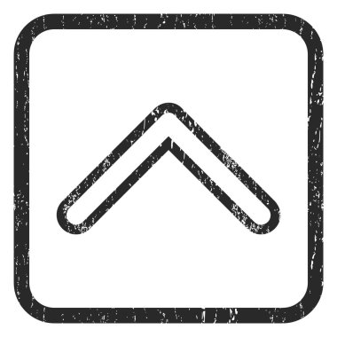 Simge lastik damgası yukarı ok ucu