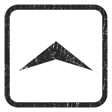 Simge lastik damgası yukarı ok ucu