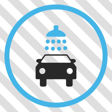 Araba duş vektör simgesi