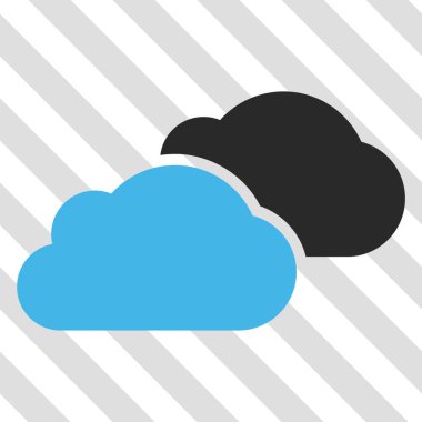 Bulutlar vektör simgesi