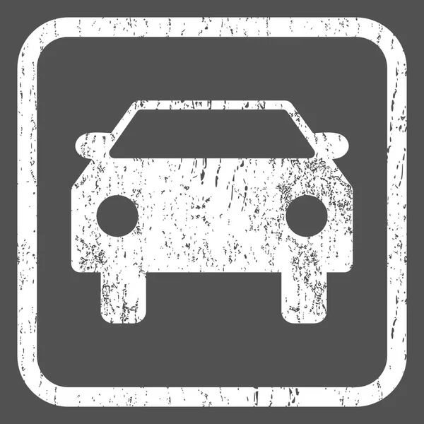 Perangko Karet Ikon Mobil - Stok Vektor
