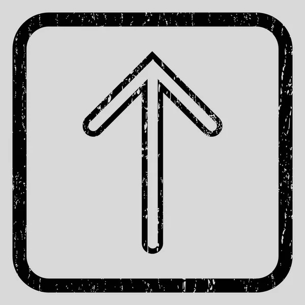 Pil upp ikonen gummistämpel — Stock vektor