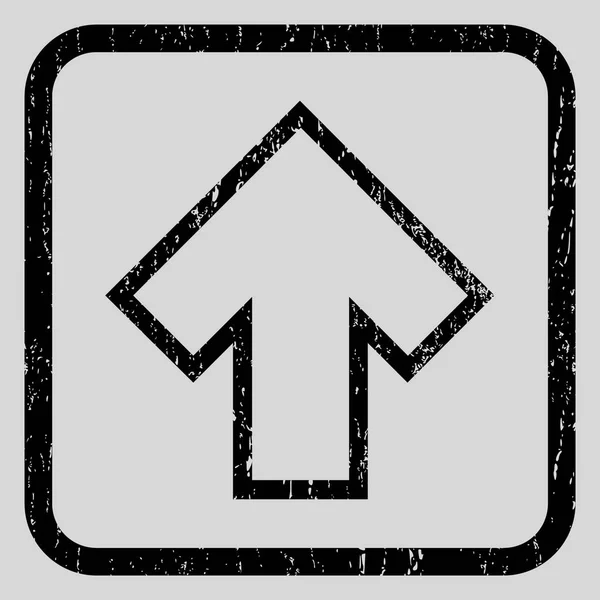 Šipka nahoru ikonu razítko — Stockový vektor