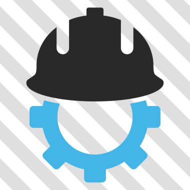 Geliştirme kask vektör simgesi