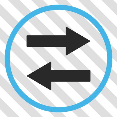 Yatay Çevir ok simge vektör