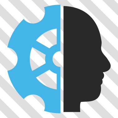 Akıl vektör simgesi