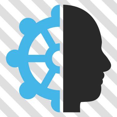 Akıl vektör simgesi