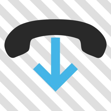 Vektör simge telefon asmak