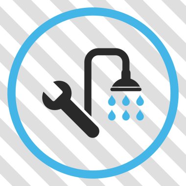 Sıhhi tesisat vektör simgesi