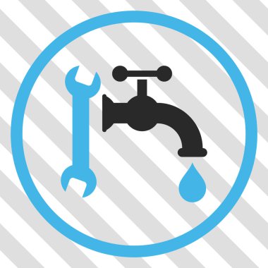 Sıhhi tesisat vektör simgesi