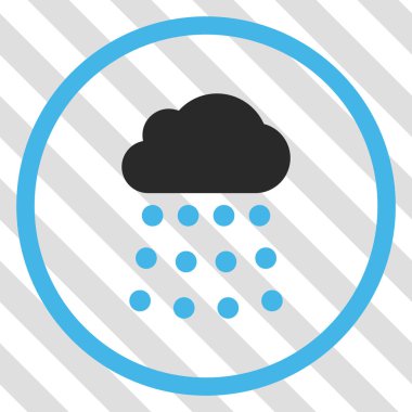 yağmur bulutu vektör simgesi