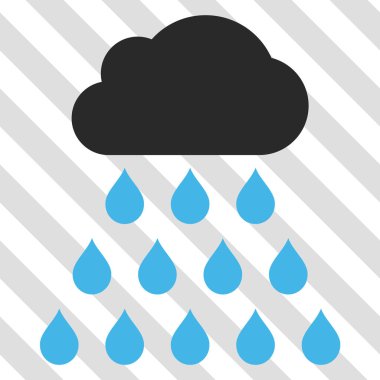 yağmur bulutu vektör simgesi