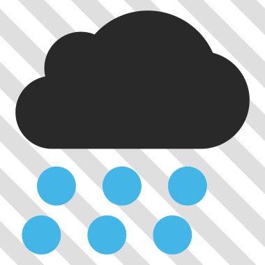 yağmur bulutu vektör simgesi