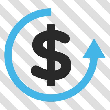 Geri ödeme vektör simgesi