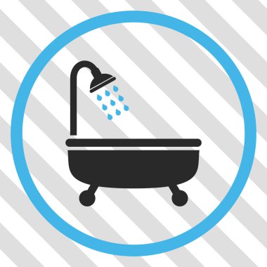 Duş Banyo vektör simgesi