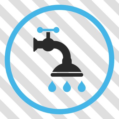 Duş musluk vektör simgesi