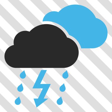 Fırtına bulutları vektör simgesi