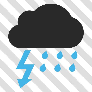 Fırtına vektör simgesi