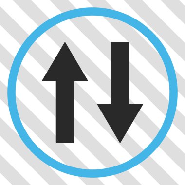 Dikey Çevir ok simge vektör