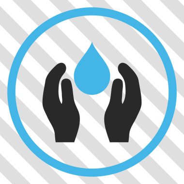 Su bakım vektör simgesi