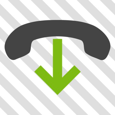 Vektör simge telefon asmak